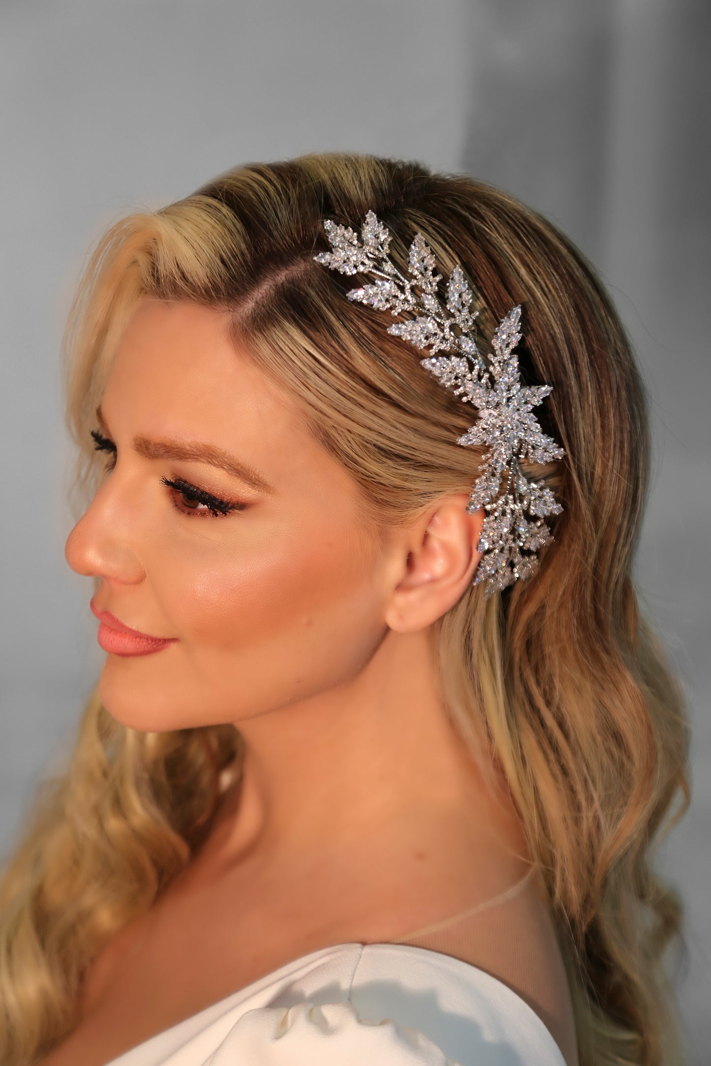 MALINA - High Quality Czech Crystal Marquise Cut Headpiece