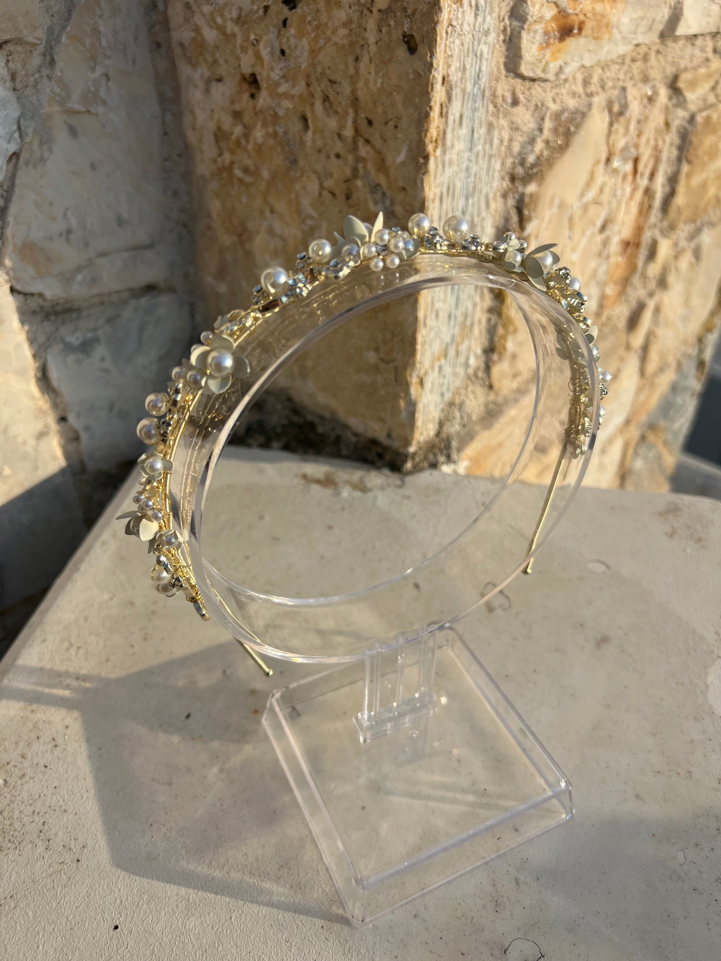 VICTORIA - Luscious Pearl, Diamonté & Quality Crystal Headband